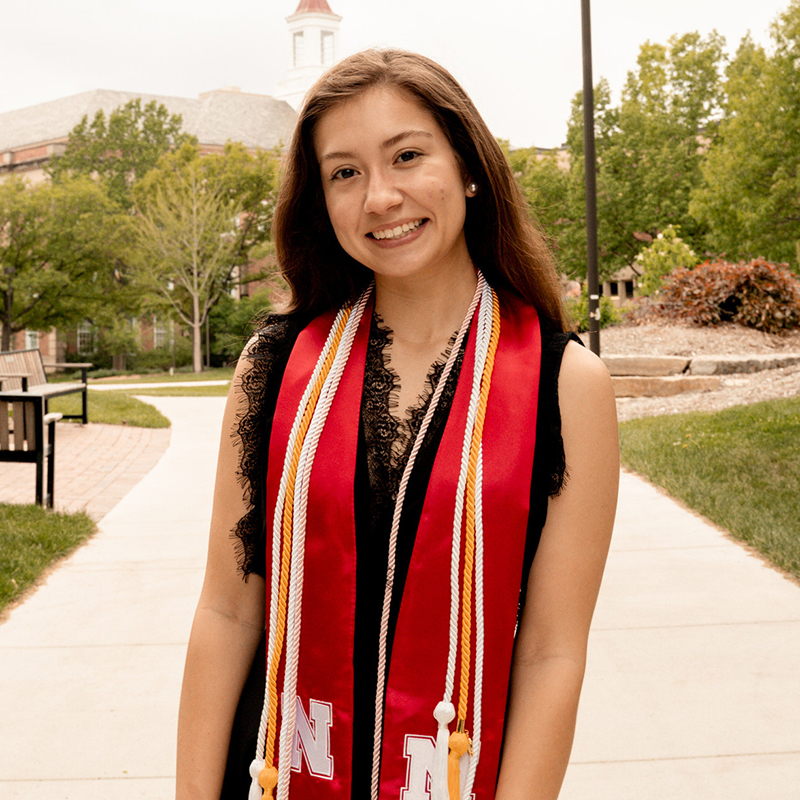 Emma Vazquez will graduate this weekend as part of the University Honors program