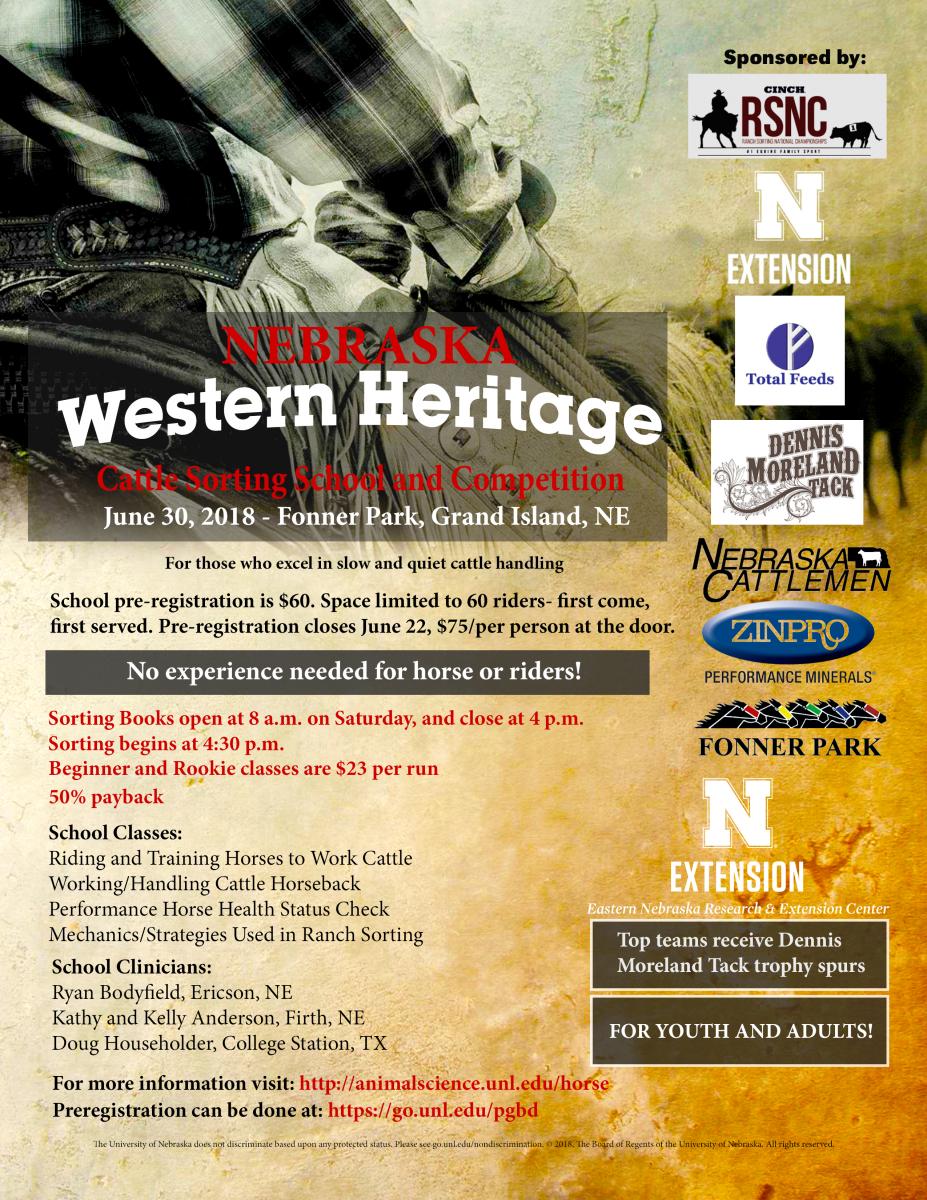 Western Heritage Sorting Flyer