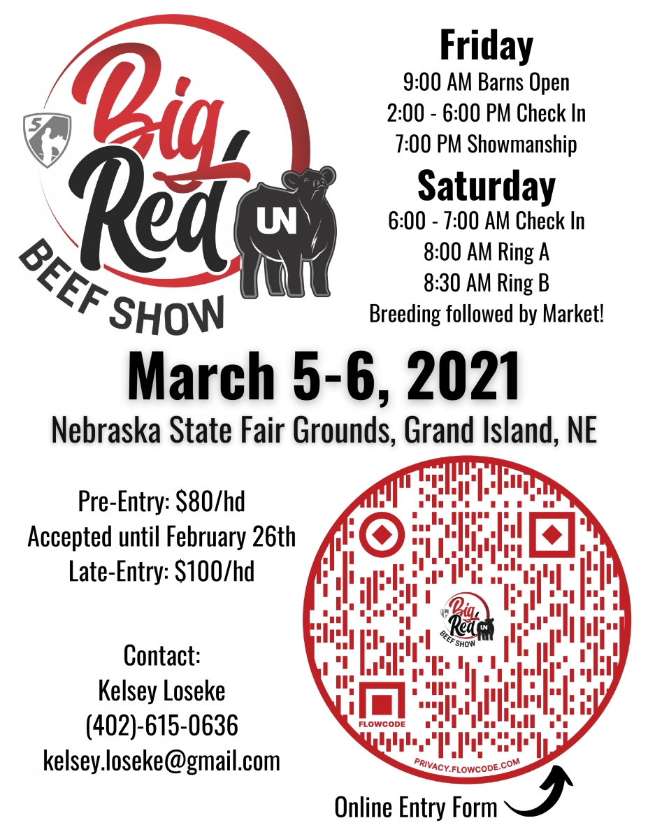 Big Red Beef Show flyer