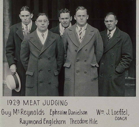 Meats Judging Team 1929