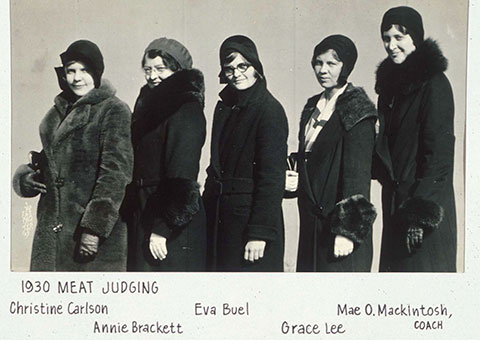 Meats Judging Team 1930
