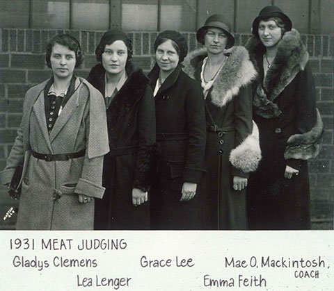 Meats Judging Team 1931