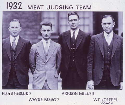 Meats Judging Team 1932
