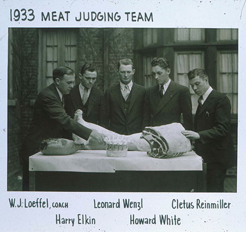 Meats Judging Team 1933