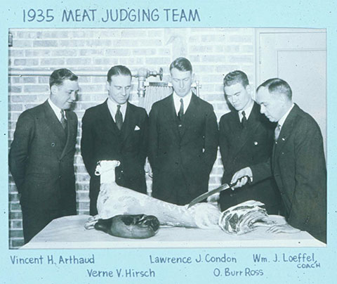 Meats Judging Team 1935