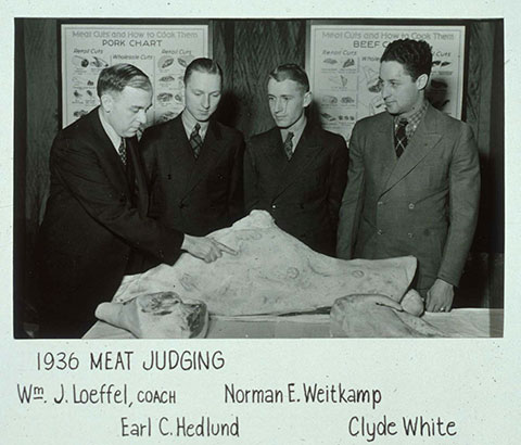 Meats Judging Team 1936
