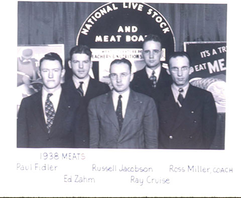 Meats Judging Team 1938