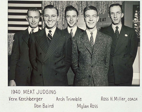 Meats Judging Team 1940