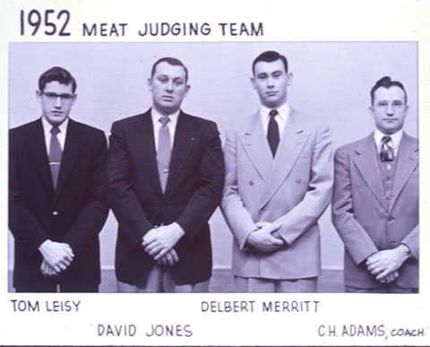 Meats Judging Team 1952