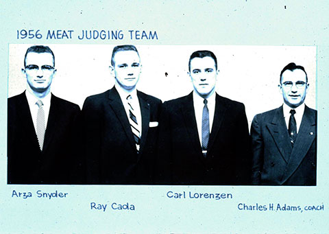 Meats Judging Team 1956