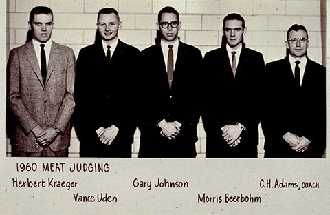 Meats Judging Team 1960