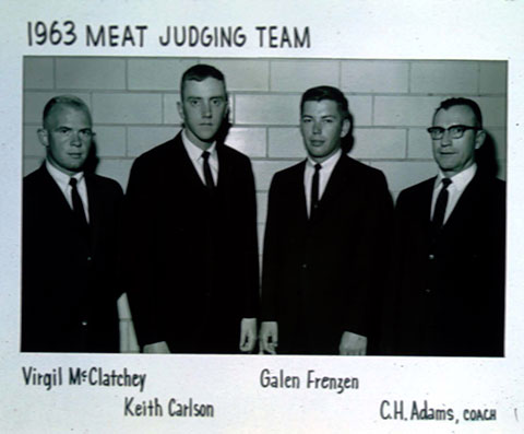 Meats Judging Team 1963