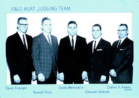 Photo of 1965 Meat Judging Team