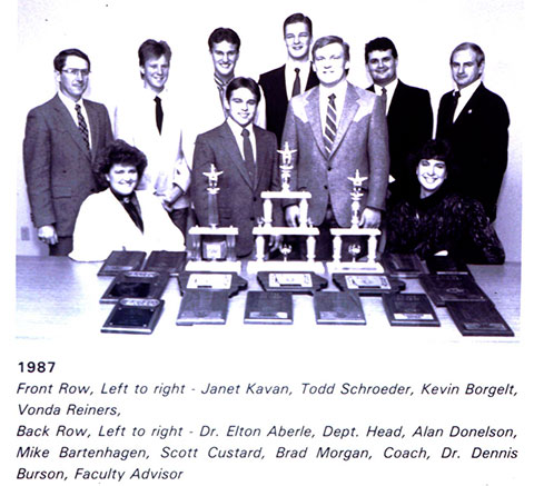 Meats Judging Team 1987