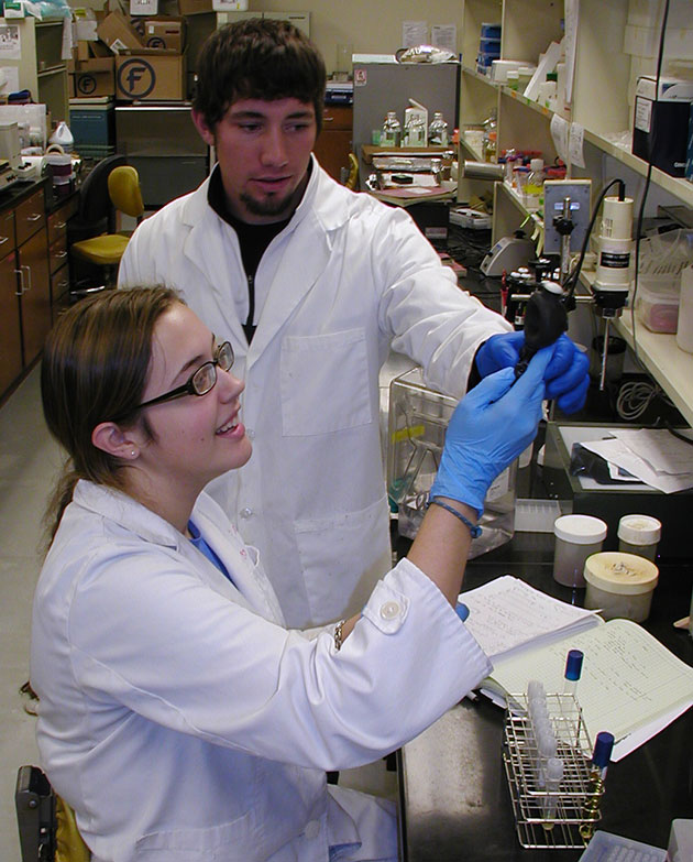 UCARE Students in the Lab