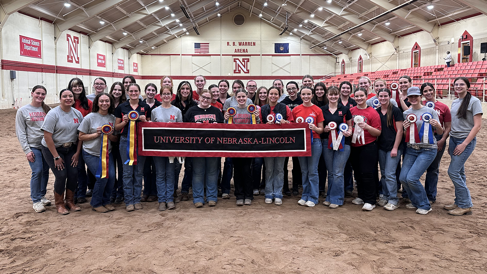 The equestrian team claimed team high point honors in both the morning and afternoon performances at its home western show