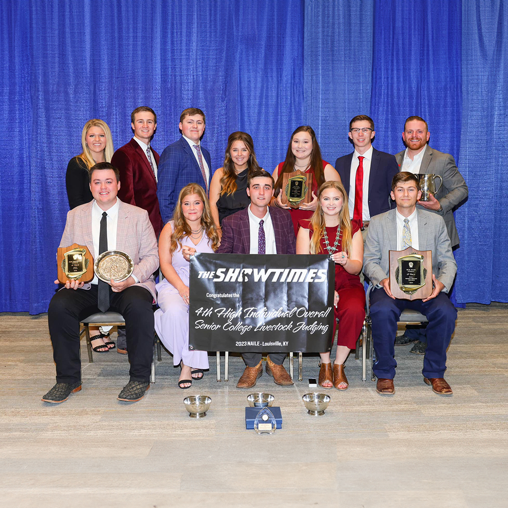 Hodges Earns Academic All-America Honor, French Named Coach of the Year as Livestock Judging Team Closes Out 2023 at North American International