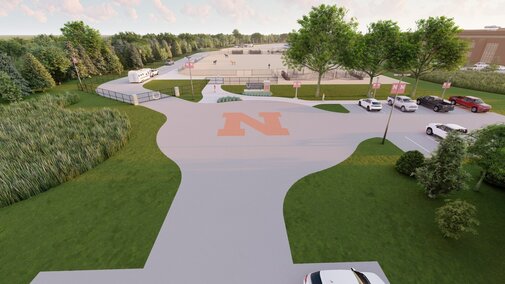 A rendering of the Nebraska Rodeo & Equine Sports Complex