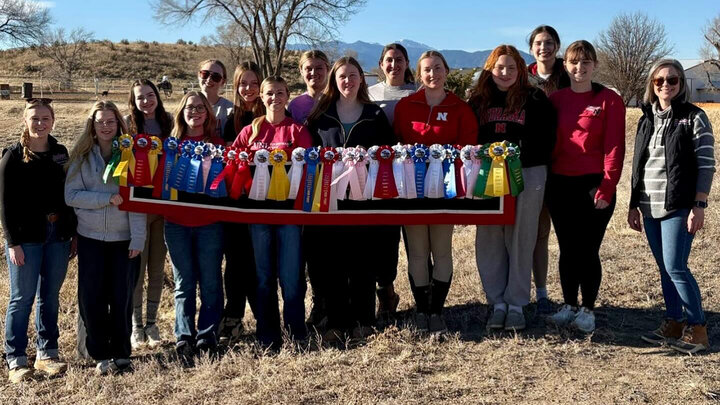 The hunt seat equestrian team claimed the high point team title on day one and the reserve high point team title on day two in Fountain, Colo.