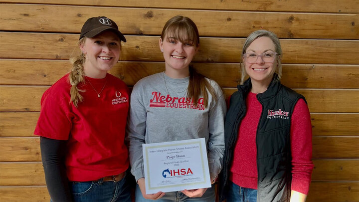 Haley Kastrup, Paige Bunn, and Lena Luck