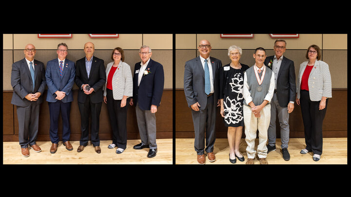 Ciobanu received the Omtvedt Innovation Award for Research and Spangler recieved the Ronnie D. Green Professorship in Animal Science