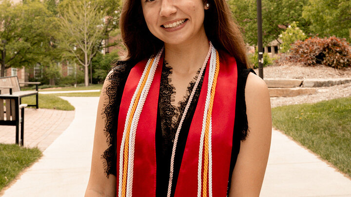 Emma Vazquez will graduate this weekend as part of the University Honors program