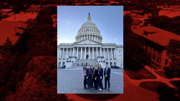 2025 CARET delegates at U.S. Capitol
