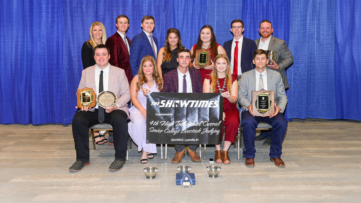 2023 Livestock Judging team at the North American International Livestock Expo