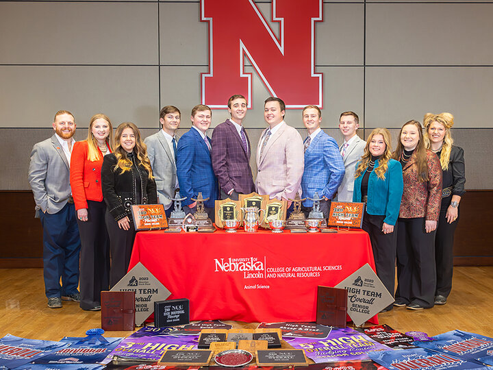 2023 Nebraska Livestock Judging Team