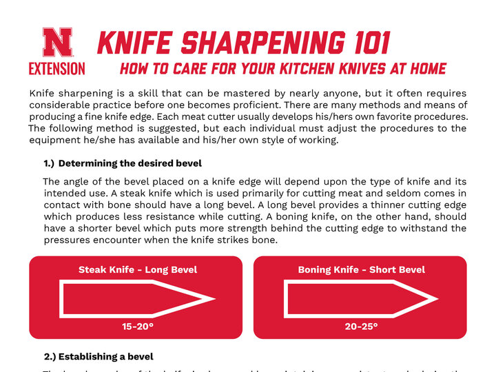 knife sharpening 101