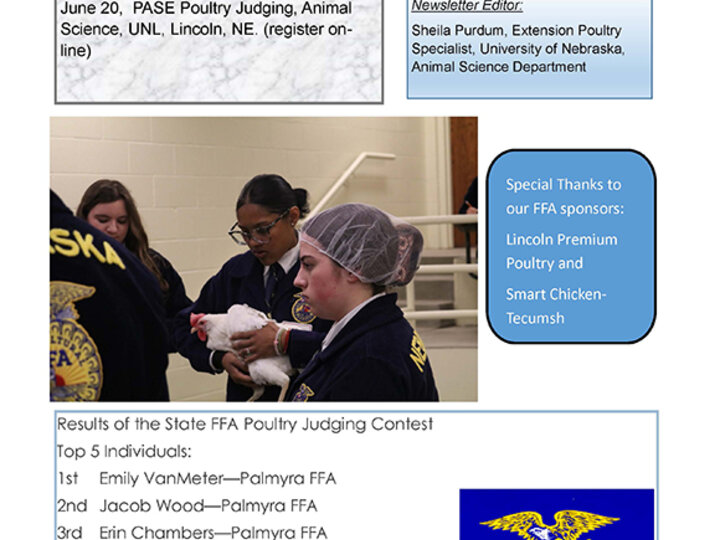 front page of Summer 2024 Poultry Newsletter