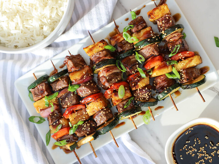 Teriyaki Beef Kabobs