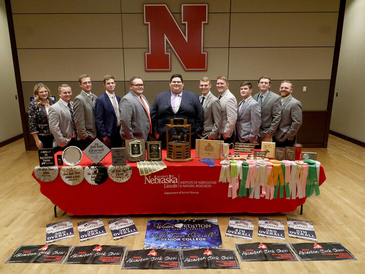 photo of the 2022 Livestock Judging team
