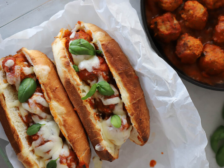 Pork Meatball Subs