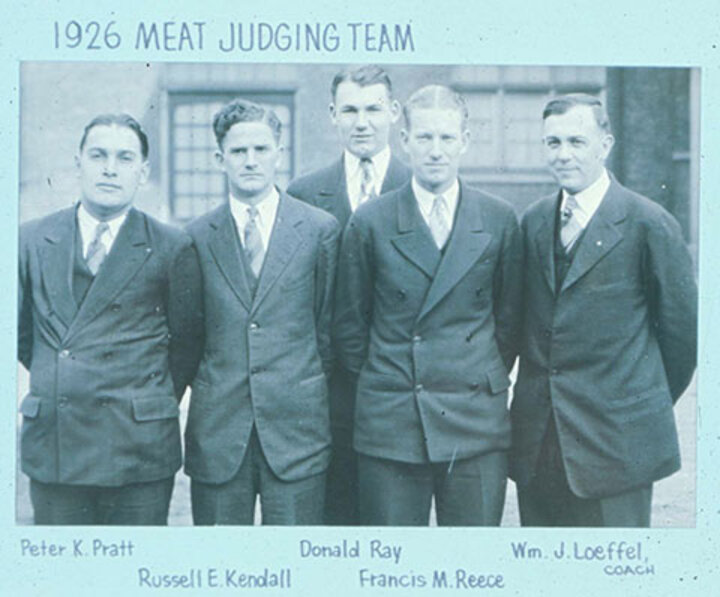 1926 Meat Judging Team