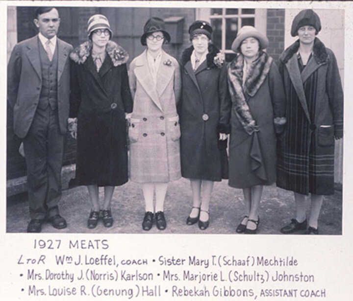 1927 Meat Judging Team