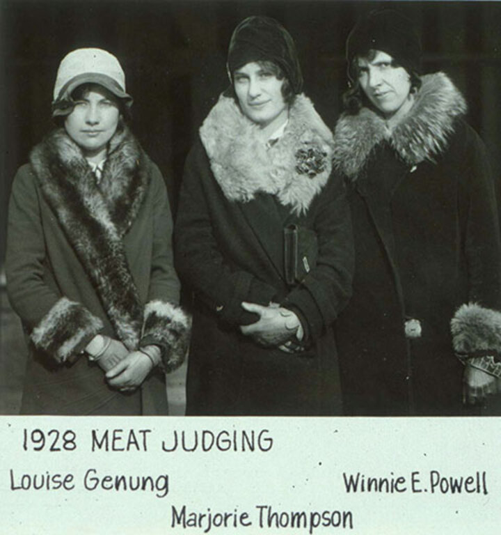 1928 Meat Judging Team