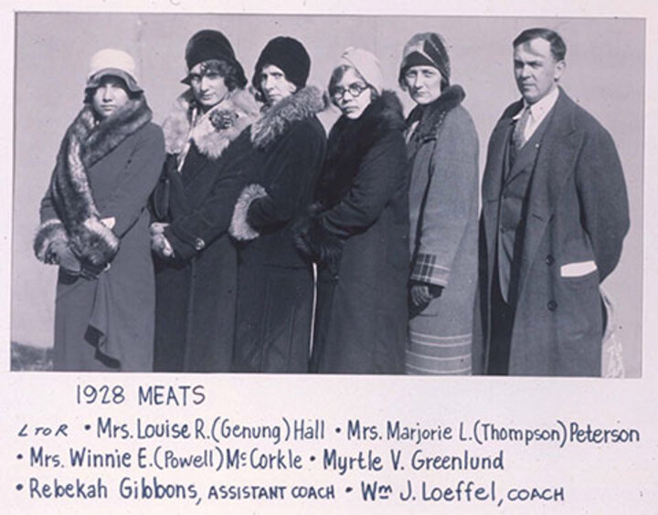 1928 Meat Judging Team