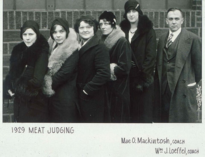 1929 Meat Judging Team