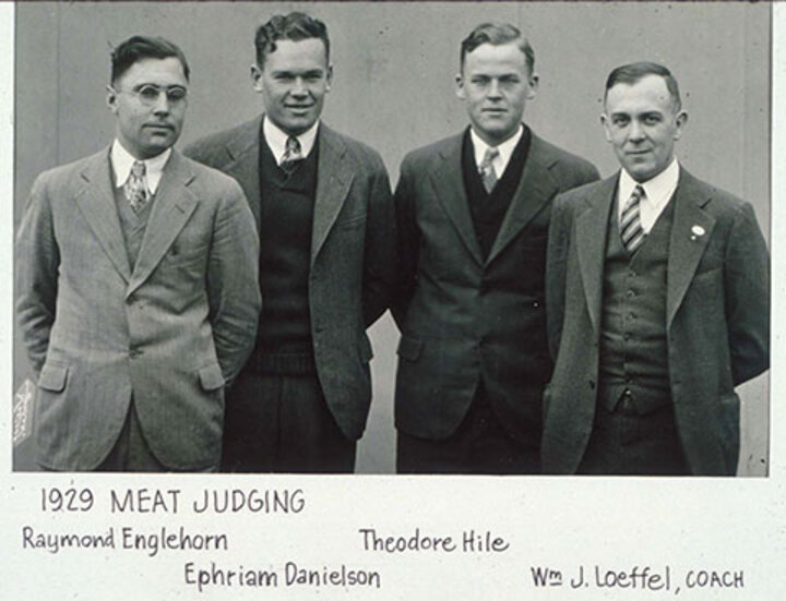 1929 Meat Judging Team