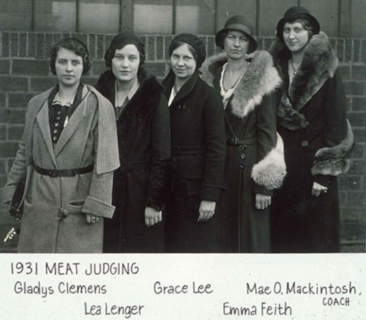 1931 Meat Judging Team