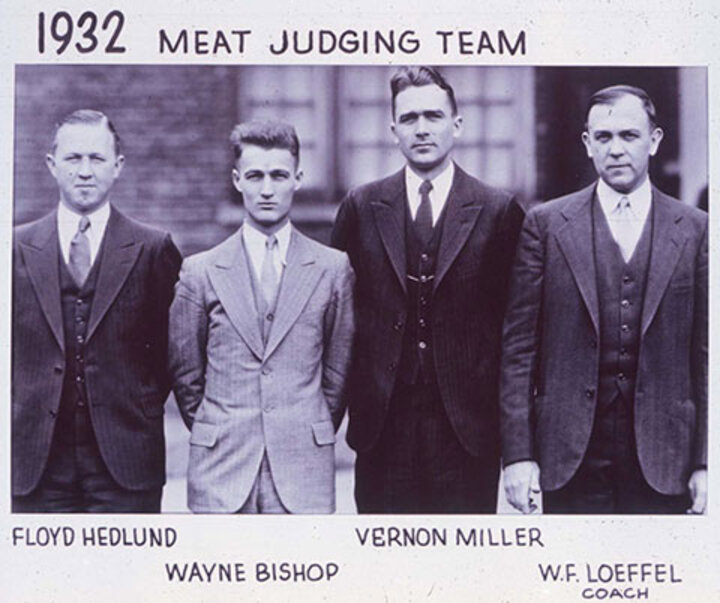 1932 Meat Judging Team