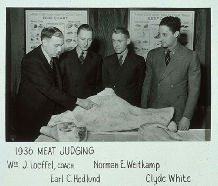 1936 Meat Judging Team