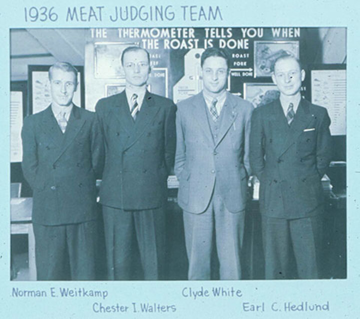 1936 Meat Judging Team