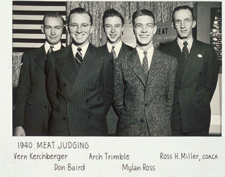 1940 Meat Judging Team