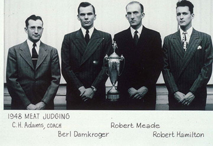 1948 Meat Judging Team