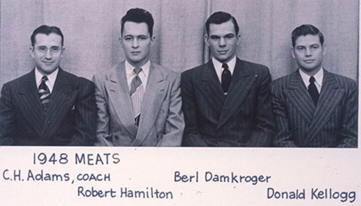 1948 Meat Judging Team