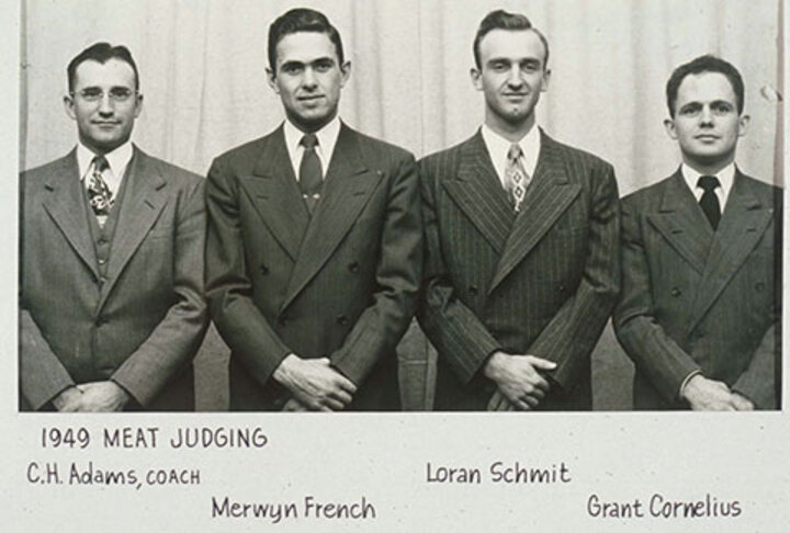 1949 Meat Judging Team