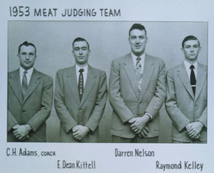 1953 Meat Judging Team