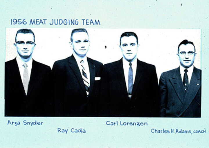 1956 Meat Judging Team